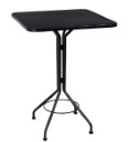 Iron 30" Square Contract +Plus Mesh Bar Height Table