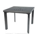 Extruded Aluminum Metropolis Round Umbrella Table