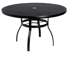 Aluminum Deluxe 48" Round Umbrella Table with Trellis Top