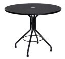 Iron Contract +Plus Mesh 42" Round Umbrella Table