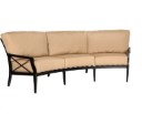 Andover Cushion Crescent Love Seat