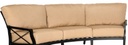 Andover Replacement Cushions - Crescent Love Seat