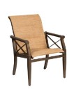 Andover Padded Sling Dining Arm Chair