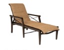Andover Padded Sling Adjustable Chaise Lounge