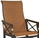 Andover Replacement Sling - High Back Dining Arm Chair/High Back Swivel Rocking Dining Arm Chair