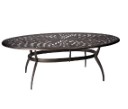 Apollo Oval Umbrella Dining Table