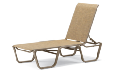 Aruba Sling Four-Position Lay-Flat Stacking Armless Chaise