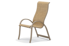 Aruba Sling Supreme Stacking Arm Chair