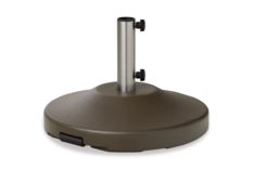 Umbrella Base 21" Round Weighted Base w/ Wheels 80 lbs.