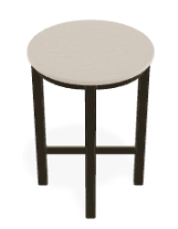 21" Round High End Table (29"height)