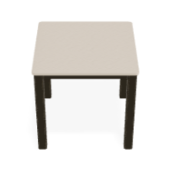 Marine Grade Polymer 21&quot; Square End Table