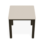 Marine Grade Polymer 21" Square End Table