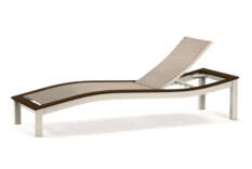 Bazza Sling Four-Position Contour Armless Chaise