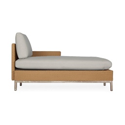 Elements Left Arm Chaise with Loom Arm &amp; Back