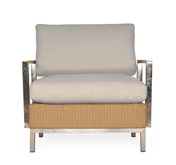 Elements Lounge Chair with Stainless Steel Arms &amp; Back