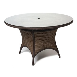 Grand Traverse 48&quot; Round Umbrella Dining Table