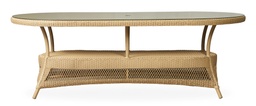 [79084] Universal Loom 85&quot; Oval Umbrella Dining Table