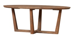[286344] Universal Teak 48&quot; Oval Cocktail Table