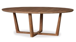 [286384] Universal Teak 84&quot; Oval Dining Table