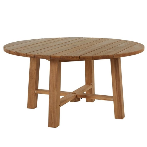 Paige Teak Round Dining Table