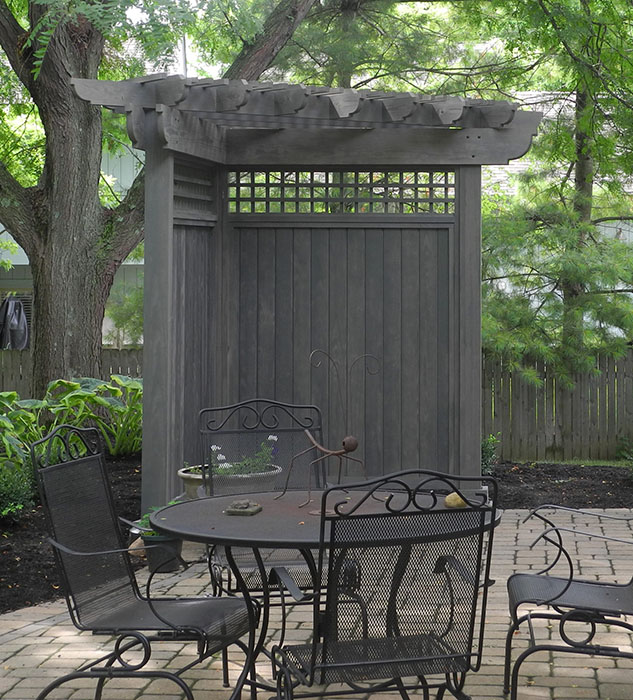 Alcove 8' Wood Pergola