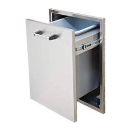 [DHTD182T-B] Delta Heat 18&quot; Tall Trash Double Drawer