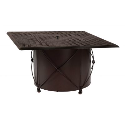Derby Round Fire Table Base with Round Burner