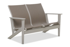 Wexler Sling Chat Height Two-Seat Loveseat
