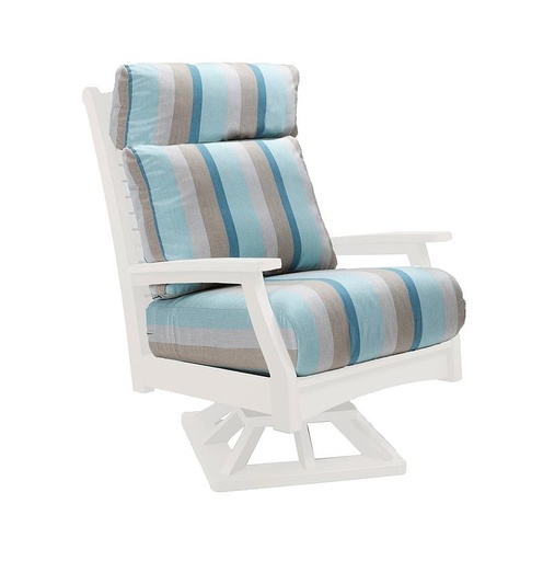 Classic Terrace High Back Swivel Rocker