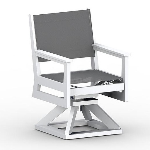 Mayhew Sling Swivel Rocker Dining Chair