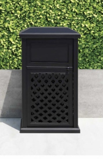 Newport Trash Receptacle with Trash Can