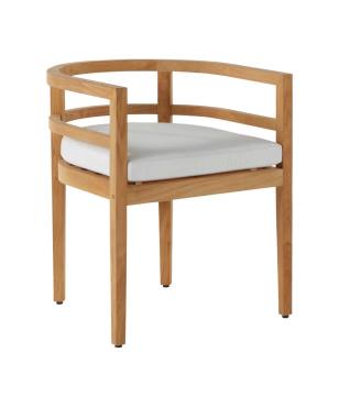 Santa Barbara Teak Barrel Back Arm Chair