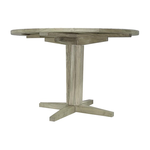 [2028] 48" Round Teak Pedestal Dining Table