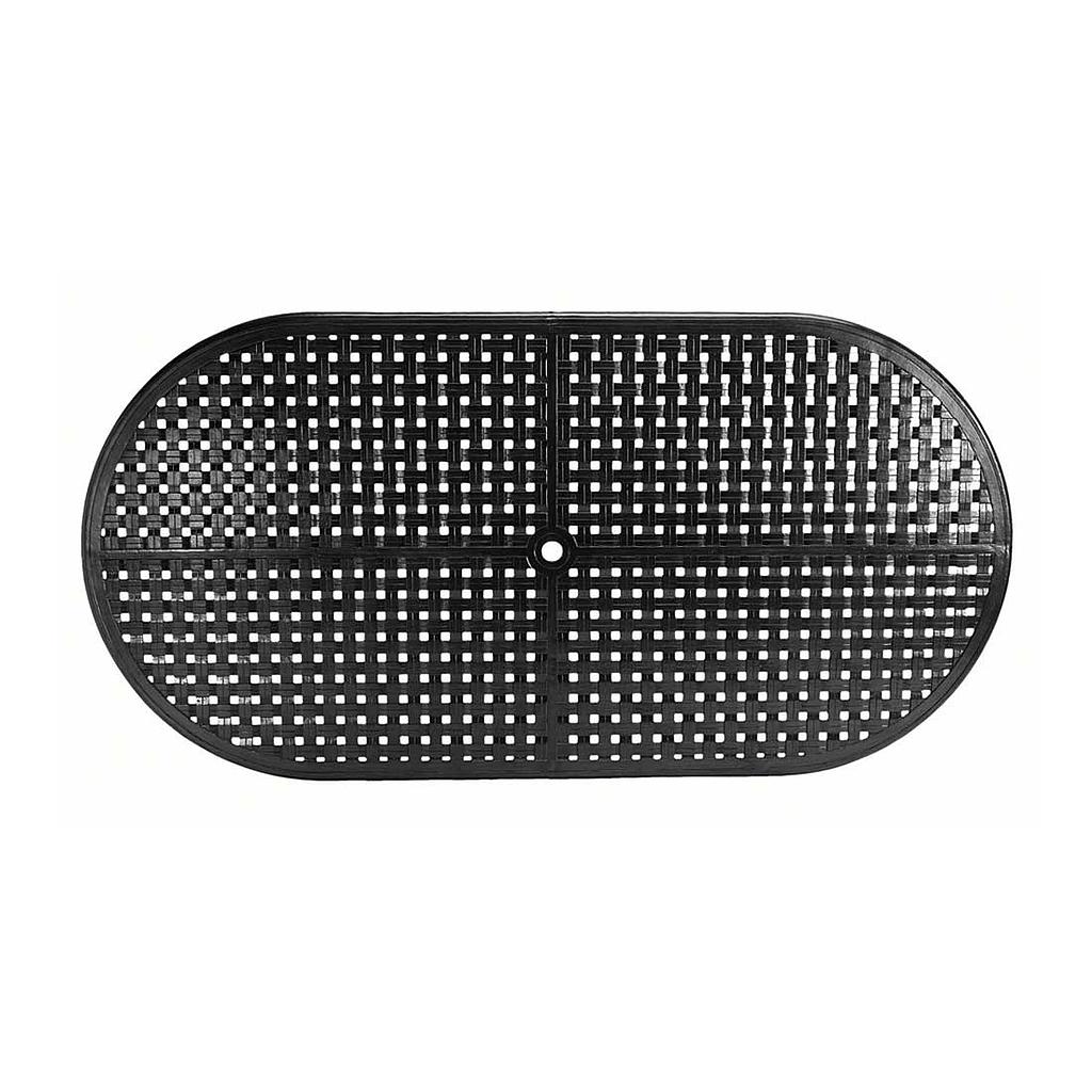 Double Lattice Oval 42" x 84" Dining Top