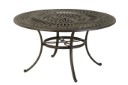 [208084-06] Mayfair 54" Round Inlaid Lazy Susan Table