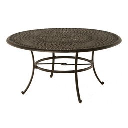 [243086] Bella 60&quot; Round Inlaid Lazy Susan Table*