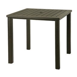 [245063-18-] Sherwood 36&quot; Square Slat Bar Table