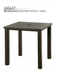 [245637-18-] Sherwood 36&quot; Square Counter Height Table