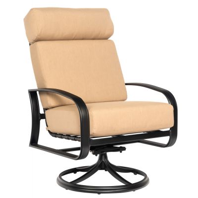 Cayman Isle Cushion Swivel Rocking Dining Arm Chair