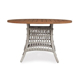 Mackinac 48&quot; Round Umbrella Dining Table
