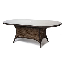 [71084] Grand Traverse 84&quot; Oval Umbrella Dining Table