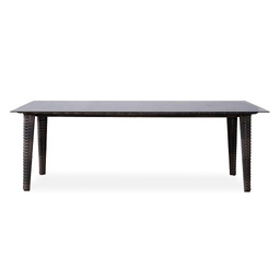 [241086] Largo 86” Rectangular 
Umbrella Dining Table