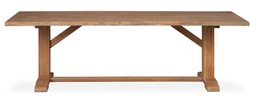 [286097] Universal Teak 98.5” Rectangular Live Edge Dining Table