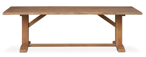Universal Teak 98.5” Rectangular Live Edge Dining Table