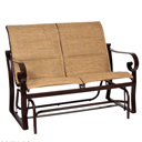 Belden Padded Sling Love Seat Glider