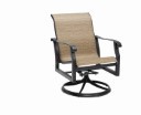 Cortland Sling Swivel Counter Stool