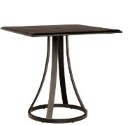 Solid Cast Top 42" Square Counter Height Fire Table