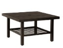 Tri-Slat 36" Square Bistro Umbrella Table