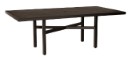 Tri-Slat Top Rectangular Counter Height Table