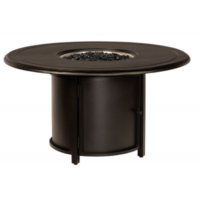 Solid Cast Complete Round Dining Height Fire Table